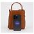Chloé Micro Tote Bag Braun mit besticktem Logo - Ansicht 11