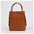 Chloé Micro Tote Bag Braun mit besticktem Logo - Ansicht 3