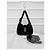 Gucci Borsa a spalla Jackie Small in shearling Nero - vista 8