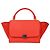 Trapèze Céline Borsa Trapeze Small Orange Top Handle