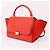 Trapèze Céline Borsa Trapeze Small Orange Top Handle - vista 3