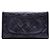 Chanel 2.55 Langer Geldbeutel Blau Leder - Ansicht 3