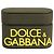 Dolce & Gabbana Army Green Rubber Logo Embossed Accessory Airpods Case