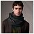 Hermès Sciarpa in cashmere Tete-a-Tete Equestre Dark Color - vista 3