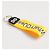Dolce & Gabbana Yellow Logo Polyester Silver Brass Holder Keychain Keyring - view 2