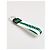 Dolce & Gabbana Green Logo Polyester Silver Brass Holder Keychain Keyring - view 3