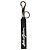 Dolce & Gabbana Black White Polyester DG Logo Silver Men Keychain Keyring