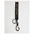 Dolce & Gabbana Black Yellow Polyester DG Logo Silver Keychain Keyring - view 2