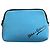 Dolce & Gabbana Pouch con zip in nylon blu con stampa logo DG