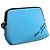Dolce & Gabbana Pouch con zip in nylon blu con stampa logo DG - vista 2