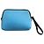 Dolce & Gabbana Pouch con zip in nylon blu con stampa logo DG - vista 3