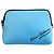 Dolce & Gabbana Pouch zip in nylon blu con logo DG