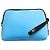Dolce & Gabbana Pouch zip in nylon blu con logo DG - vista 3