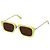 Jacquemus Occhiali da sole in acetato giallo