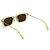 Jacquemus Occhiali da sole in acetato giallo - vista 2