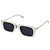 Jacquemus Occhiali da sole in acetato bianco