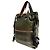 Dolce & Gabbana Sac à dos rucksack patchwork vert militaire - vue 3