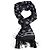 Dolce & Gabbana Foulard sciarpa da uomo in seta nera con frange Crown - vista 3