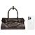 Prada Mini Tote Bag aus braunem Leder - Ansicht 3