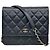 Chanel Classic WOC Square Lambskin Black Gold Series - vista 10