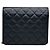 Chanel Classic WOC Square Lambskin Black Gold Series - vista 9