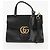 Gucci Borsa a spalla Mini Tote GG Marmont Nera - vista 2