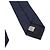 Dior CD Icon Seidenkrawatte Marineblau - Ansicht 4