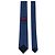 Cravatta Gucci in seta blu con monogramma GG e ape - vista 2