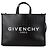 Givenchy Bolso Tote de algodón negro