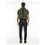 Sciarpa Givenchy verde in lana cashmere e seta - vista 4
