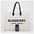Burberry Borsa Tote Grande Logo Natural - vista 25