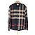 Burberry Camicia a maniche lunghe in cotone a quadri Somerton Black