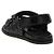 Sandali Double G Gucci in pelle nera - vista 6