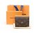 Louis Vuitton Victorine Wallet aus Monogram Canvas Brown