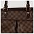 Louis Vuitton Borsa Tote Trevi PM Size Damier Ebène Canvas - vista 2