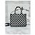 Prada Saco de ombro tote em jacquard Symbol - vista 7
