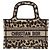 Dior Mini Book Tote Bestickte Leopardentasche