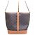 Céline Borsa a secchiello media a tracolla in tela e vitello