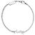 Autre Marque Bracelet Monogram Opium Logo Silver
