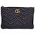 Gucci Leder-Clutch Schwarz