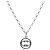Gucci Collana in argento a cerchi intrecciati
