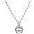 Gucci Collana in argento a cerchi intrecciati - vista 2