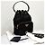 Prada Borsa bucket in nylon con logo triangolare e coulisse Nero - vista 2