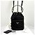 Prada Borsa bucket in nylon con logo triangolare e coulisse Nero - vista 7