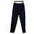 Thom Browne Navy Diagonal Plain Weaving Wool Slacks with Gold Button Men's Pants