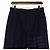 Thom Browne Navy Diagonal Plain Weaving Wool Slacks with Gold Button Men's Pants - view 2