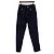 Thom Browne Navy Diagonal Plain Weaving Wool Slacks with Gold Button Men's Pants - view 4