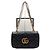 Gucci Borsa a tracolla matelassé chevron nera con catena dorata
