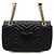 Gucci Borsa a tracolla matelassé chevron nera con catena dorata - vista 5