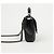 Autre Marque College Medium gesteppte Leder-Schultertasche Black Silver - Ansicht 4